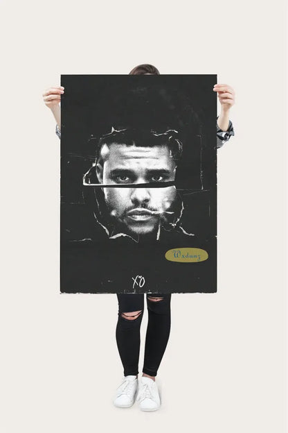 The Weeknd Poster Music Album Pop Rap Hip Hop Singer Life Photos Room Living Canvas Painting Print Wall Art Home Decor Pictures