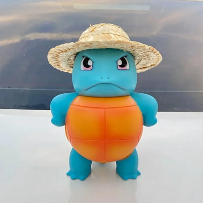 Hot Arrival Anime Pokemon Squirtle Spray Water Jenny Turtle Model Car Accessories Spray Water Big Size Proud And Cute Gifts Toys
