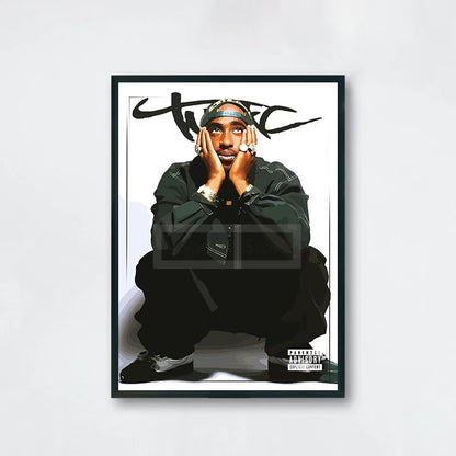 Famous Rapper 2Pac Posters Tupac Shakur Rap Prints Canvas Painting Wall Art Pictures Home Living Room Hip-hop Music Decoration