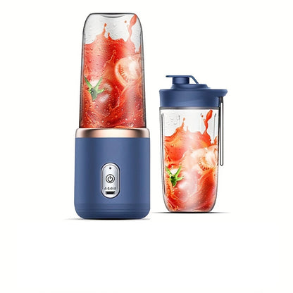 1PCS Juice Extractor Juice Cup Portable Rechargeable Small Juice Cup Home and Outdoor Multifunctional Juice Mixing 2Cups