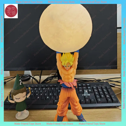 Rechargeable Dragon Ball Goku Kamehameha LED Desk Lamp with Magnetic Levitation Energy Wave – Super Saiyan Son Kakarotto Night
