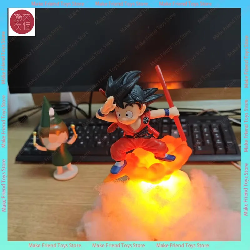Rechargeable Dragon Ball Gogeta Lamp Gogeta Ligh Son Goku Light Lamp Model Kakarotto Kamehameha Wave Magnetic Ornament Anime
