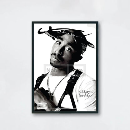 Famous Rapper 2Pac Posters Tupac Shakur Rap Prints Canvas Painting Wall Art Pictures Home Living Room Hip-hop Music Decoration