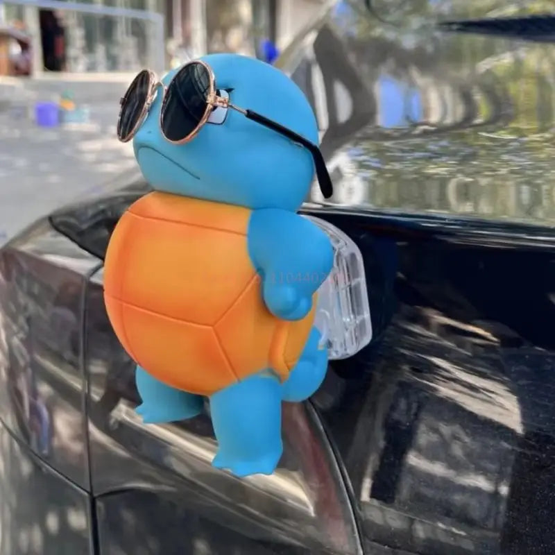 Hot Arrival Anime Pokemon Squirtle Spray Water Jenny Turtle Model Car Accessories Spray Water Big Size Proud And Cute Gifts Toys