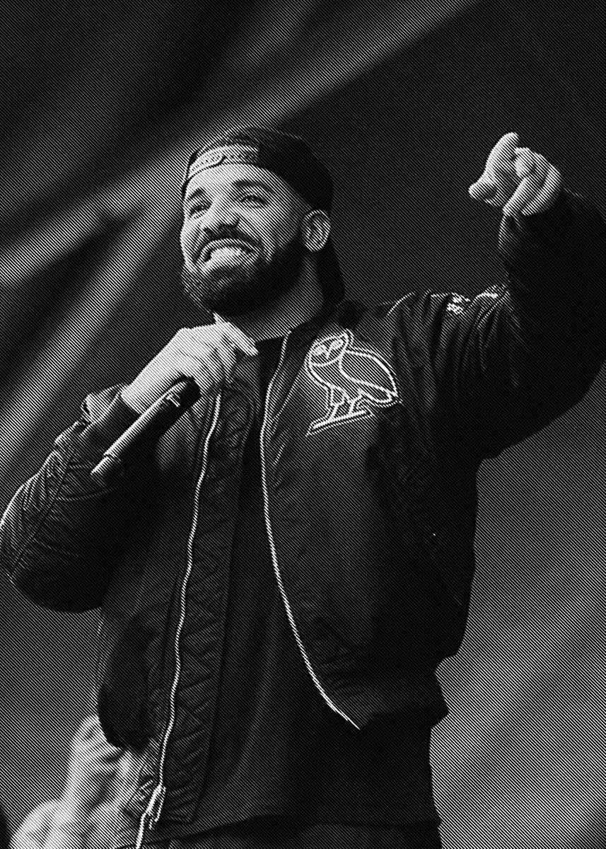 Famous Rapper LIL BABY/Drake/the Weekend Black and White Posters Canvas Painting and Prints Wall Art Picture for Room Home Decor