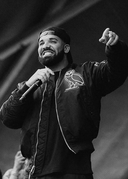 Famous Rapper LIL BABY/Drake/the Weekend Black and White Posters Canvas Painting and Prints Wall Art Picture for Room Home Decor
