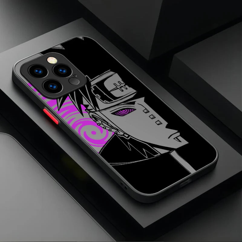 Phone Case For iPhone 17 Air 15 16E 16 14 13 12 11 Pro Max XR 7 8 Plus SE 2020 N-NARUTOS Uchiha Sasuke Itachi Cool Back Cover