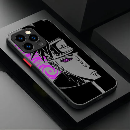 Phone Case For iPhone 17 Air 15 16E 16 14 13 12 11 Pro Max XR 7 8 Plus SE 2020 N-NARUTOS Uchiha Sasuke Itachi Cool Back Cover