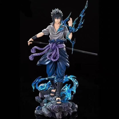 23cm Naruto Anime Figure Uzumaki Naruto Uchiha Sasuke Action Model Pvc Statue Desktop Ornament Collection Toys Gift