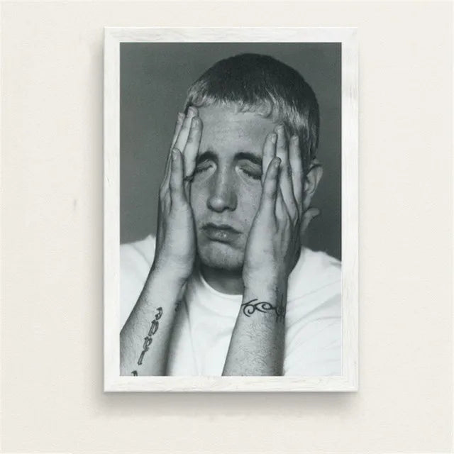 Super Rapper Eminems Posters and Prints Great Rap Singer Canvas Painting Music Star Wall Art Picture for Bedroom Home Decor