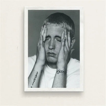 Super Rapper Eminems Posters and Prints Great Rap Singer Canvas Painting Music Star Wall Art Picture for Bedroom Home Decor