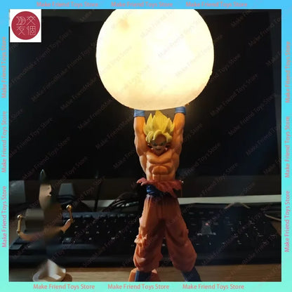 Rechargeable Dragon Ball Gogeta Lamp Gogeta Ligh Son Goku Light Lamp Model Kakarotto Kamehameha Wave Magnetic Ornament Anime