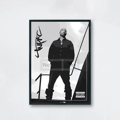 Famous Rapper 2Pac Posters Tupac Shakur Rap Prints Canvas Painting Wall Art Pictures Home Living Room Hip-hop Music Decoration