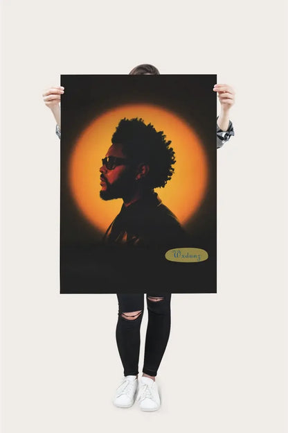 The Weeknd Poster Music Album Pop Rap Hip Hop Singer Life Photos Room Living Canvas Painting Print Wall Art Home Decor Pictures