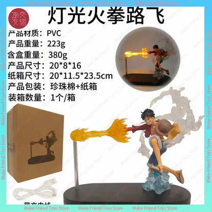 Rechargeable Dragon Ball Gogeta Lamp Gogeta Ligh Son Goku Light Lamp Model Kakarotto Kamehameha Wave Magnetic Ornament Anime
