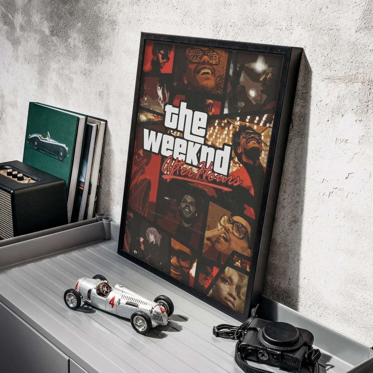 The Weeknd Poster Music Album Pop Rap Hip Hop Singer Life Photos Room Living Canvas Painting Print Wall Art Home Decor Pictures