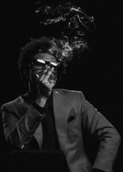 Famous Rapper LIL BABY/Drake/the Weekend Black and White Posters Canvas Painting and Prints Wall Art Picture for Room Home Decor