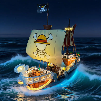 LYBMTWF LED Lighting Kit Compatible with Lego 75639 Pirate Ship Model (NOT Include The Model Bricks)