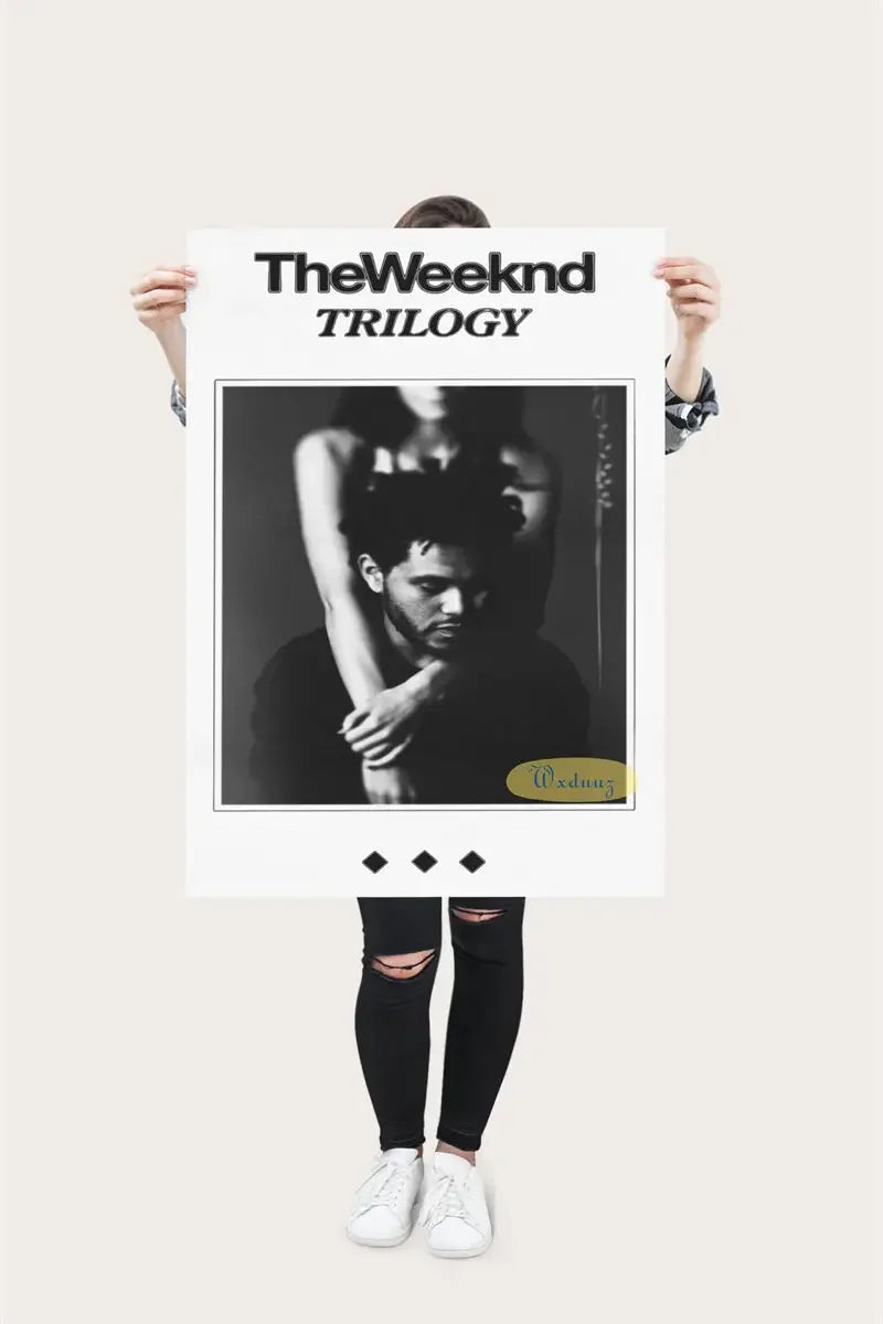 The Weeknd Poster Music Album Pop Rap Hip Hop Singer Life Photos Room Living Canvas Painting Print Wall Art Home Decor Pictures