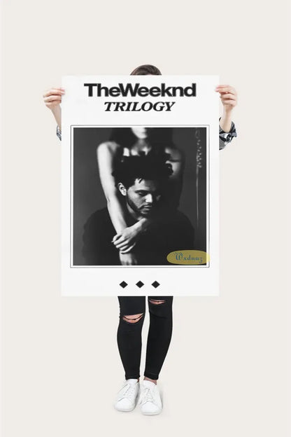 The Weeknd Poster Music Album Pop Rap Hip Hop Singer Life Photos Room Living Canvas Painting Print Wall Art Home Decor Pictures