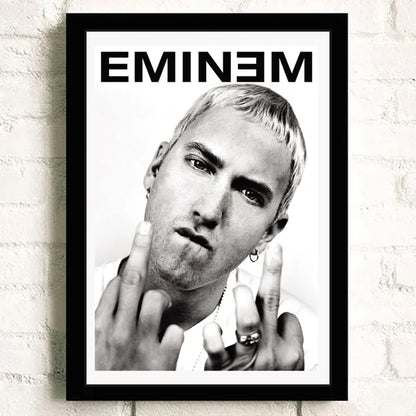 Super Rapper Eminems Posters and Prints Great Rap Singer Canvas Painting Music Star Wall Art Picture for Bedroom Home Decor