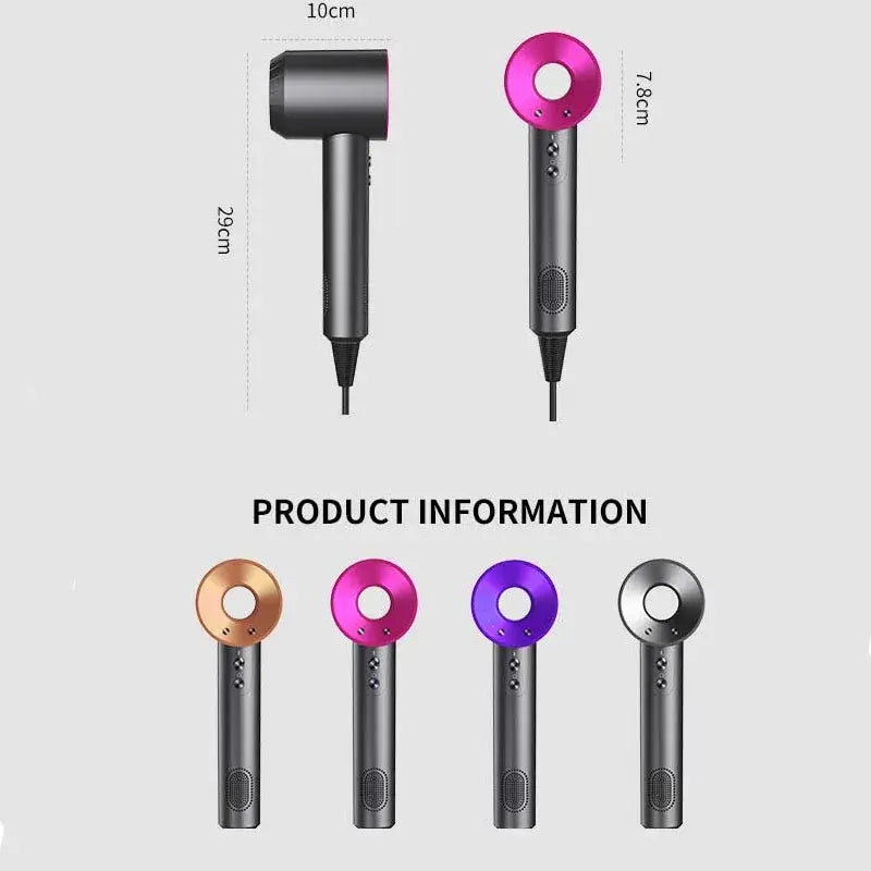 Hoge snelheid negatieve ionen haardroger