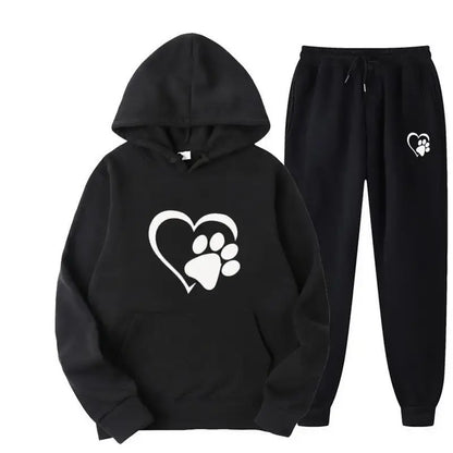 Hondenprint Hoodie en Broek