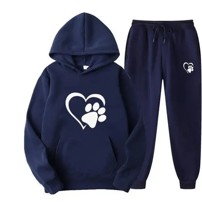 Hondenprint Hoodie en Broek