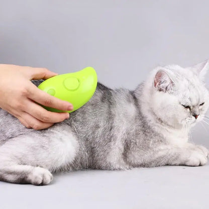 Electric Cat Steam Brush Grooming Aid