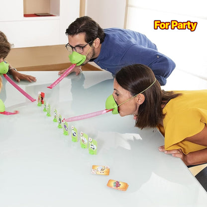 Adult & Party Game for 2-4 Players - Fast-Paced Bug Catching & Chameleon Tongue Licking Competition with Memory Challenge - Plastic Group Game Night for Christmas, Birthdays, Family Game Night (Random Colors) - & Adults Party