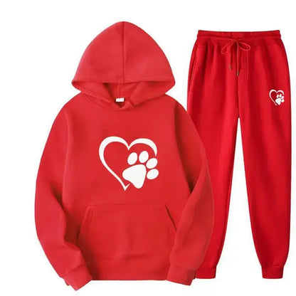 Hondenprint Hoodie en Broek