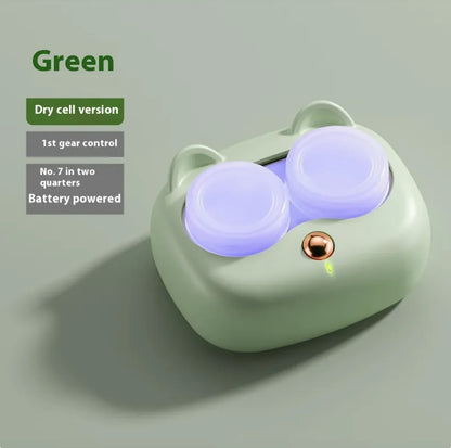 Women's Portable 3-Speed Ultrasonic Glasses Cleaner Case – Invisible & Multifunctional