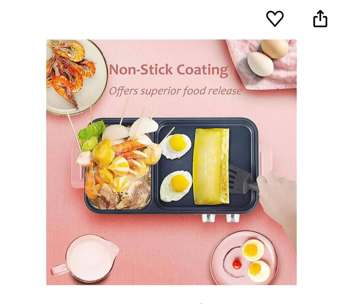 Hotpot met grill voor biefstuk