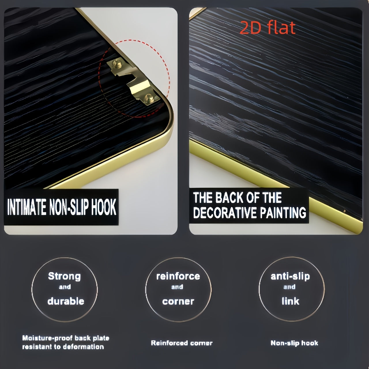 3PC2D Planar Landscape Art Decoration Painting, Crystal Fine Porcelain Painted Mural Suitable for Decorating Living Rooms, Bedrooms, Dining Rooms, And Offices.