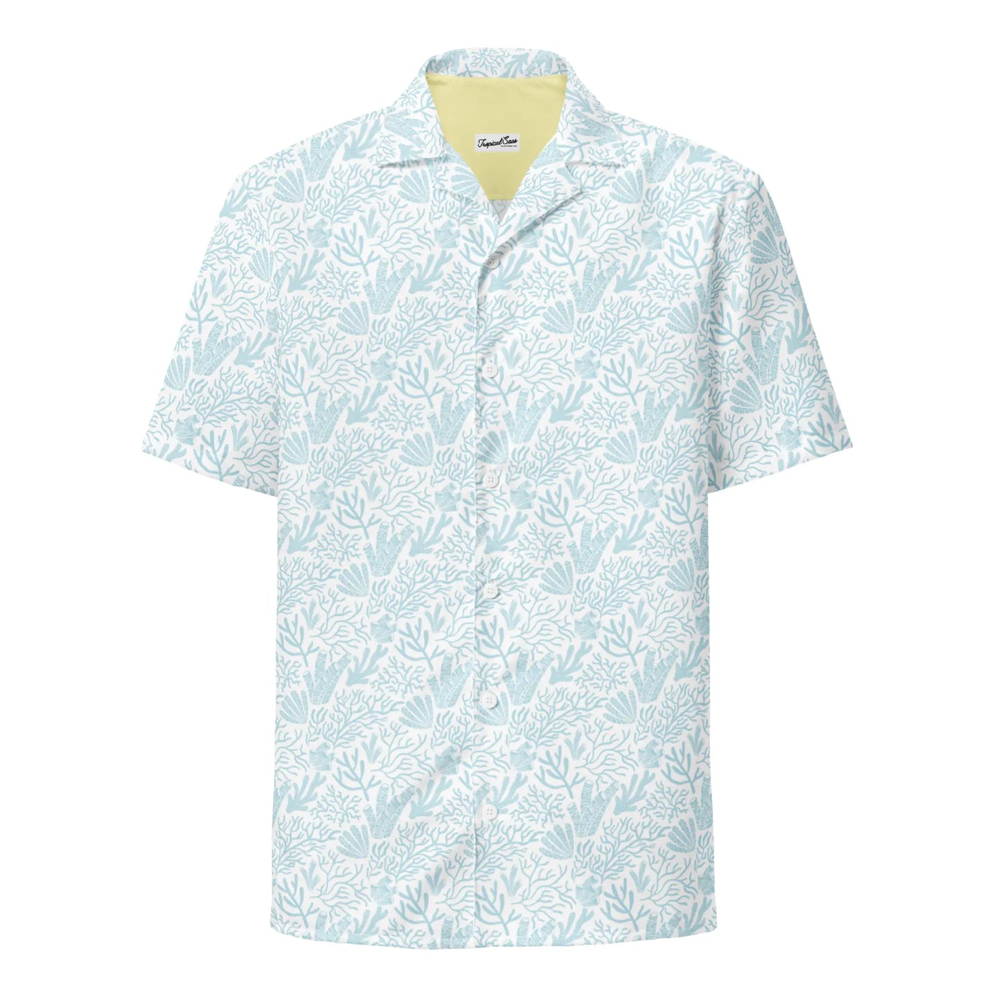 Coral Reef Resort Button Down Hawaiian Shirt - Kust Zomer 2024 Collectie