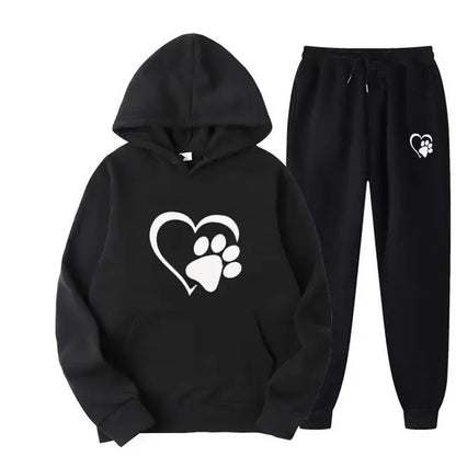 Hondenprint Hoodie en Broek