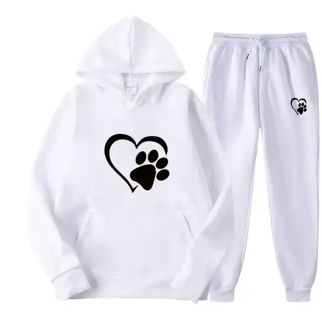 Hondenprint Hoodie en Broek