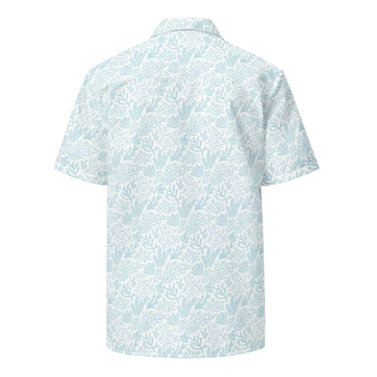 Coral Reef Resort Button Down Hawaiian Shirt - Kust Zomer 2024 Collectie