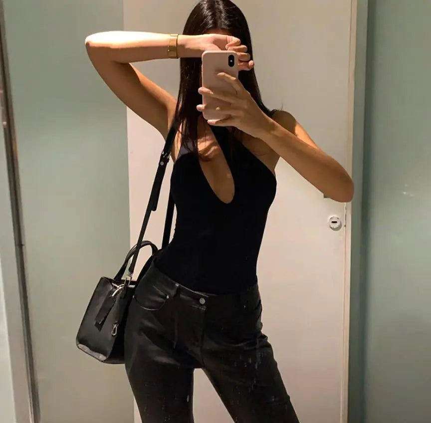 Dames One Shoulder Hollow Out Badpak