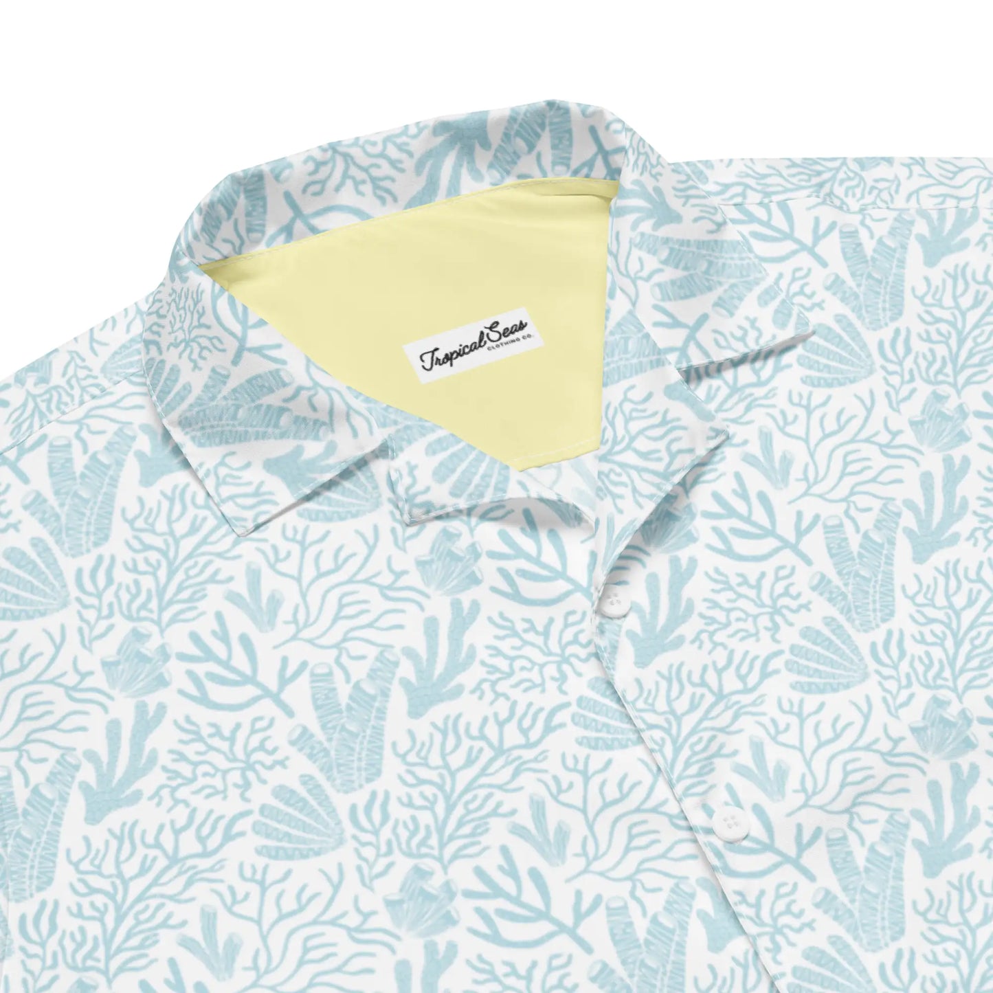 Coral Reef Resort Button Down Hawaiian Shirt - Kust Zomer 2024 Collectie