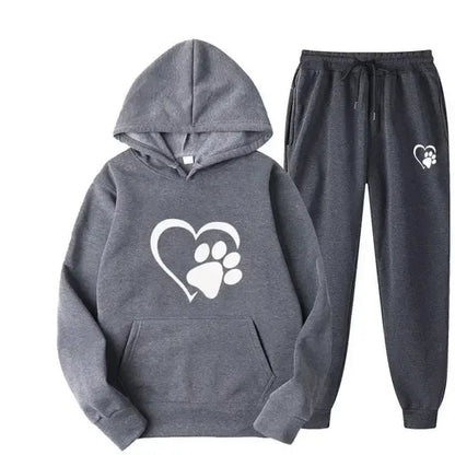 Hondenprint Hoodie en Broek