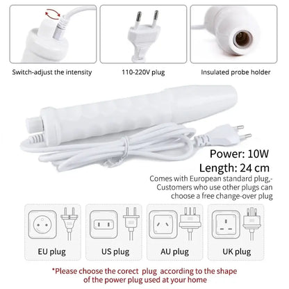 Hoogfrequente gezichtsmachine-elektrotherapie