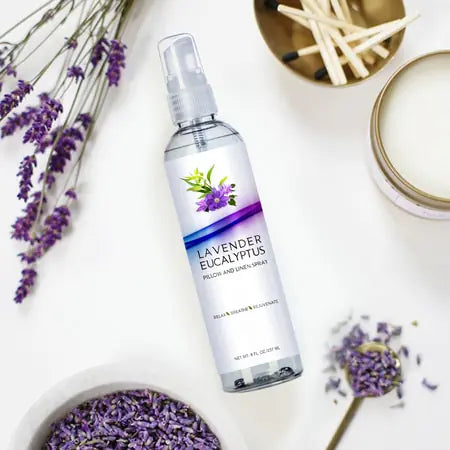Lavendel Eucalyptus Kussen en Linnen Spray