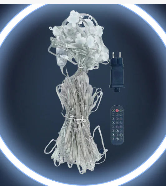 LED Bluetooth Smart RGB-Lichtervorhang - DIY-Lichterkette für Partys, Hochzeiten und Weihnachtsdekoration