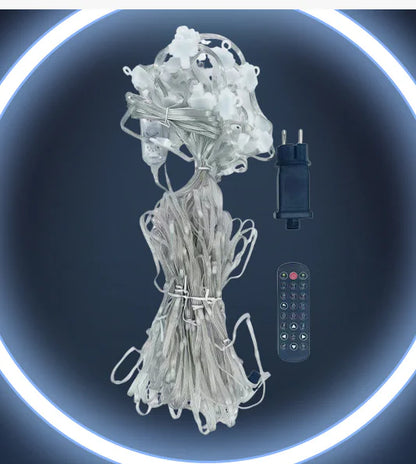 LED Bluetooth Smart RGB-Lichtervorhang - DIY-Lichterkette für Partys, Hochzeiten und Weihnachtsdekoration