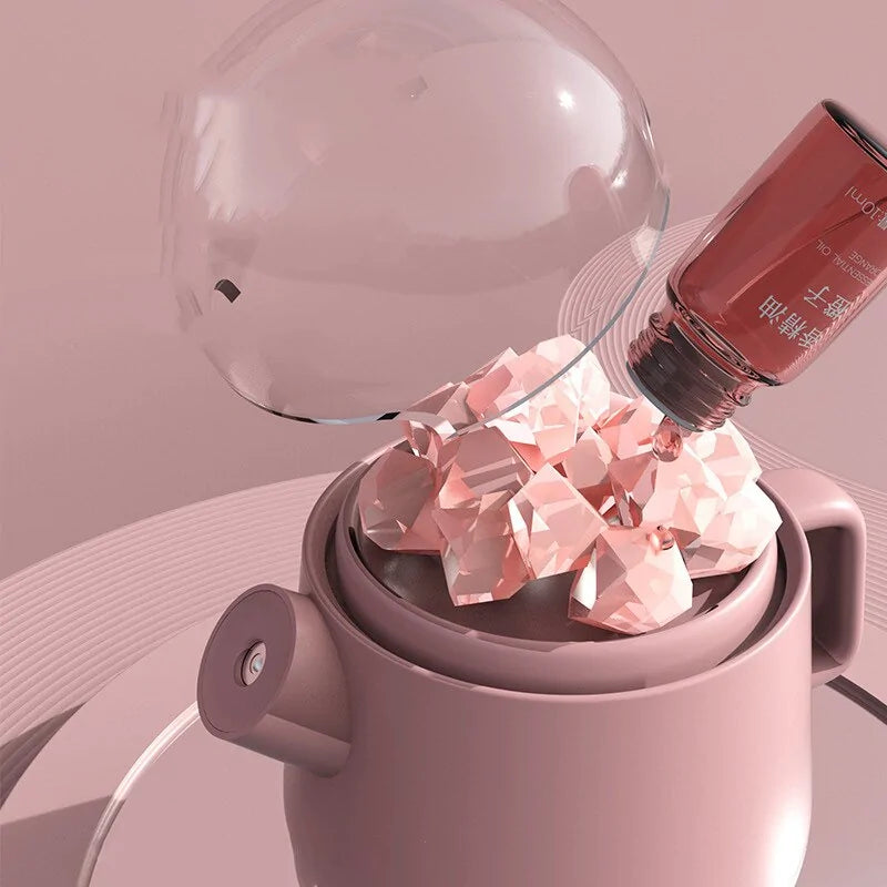 Magische Teekanne Luftbefeuchter Nachtlampe