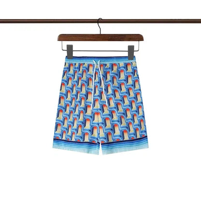 T-Shirt und Shorts mit Hawaii-Print